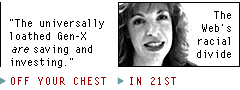 [The Web's racial divide]